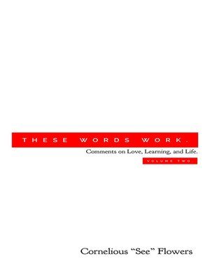 cover image of These Words Work.